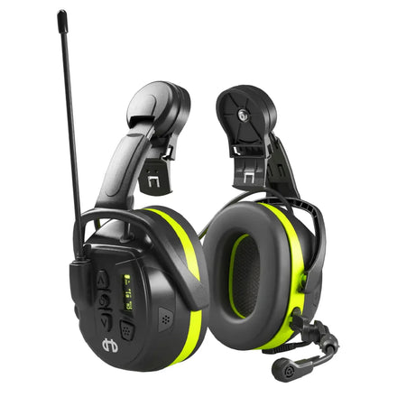 Hellberg Local 446 Helmet Mouned Group Communication Radio Level Dependant Active Listening Ear Defenders 85101 001 Square 3