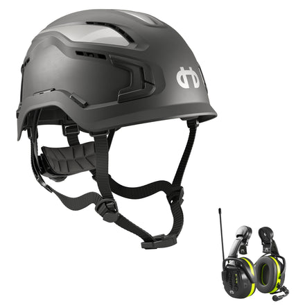 Hellberg Sector Ear Defenders Vented Hard Hat Kit