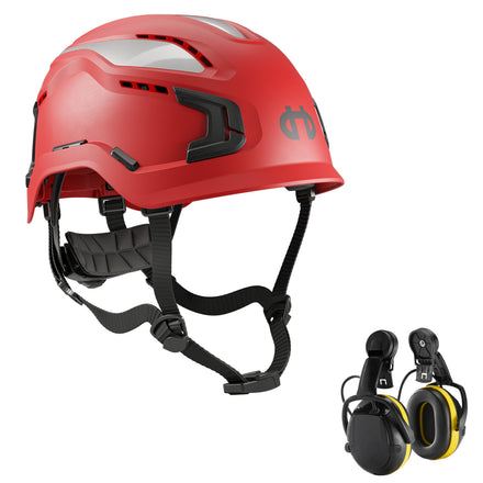 Hellberg Sector Ear Defenders Vented Hard Hat Kit