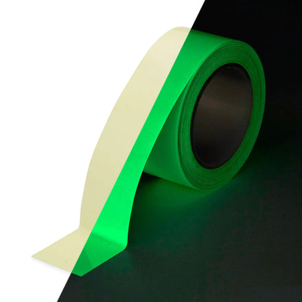 Heskins H8101 - Egress Glow In The Dark Marking Tape - 10m Roll