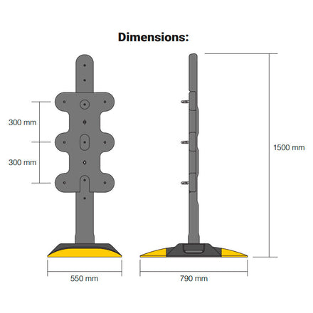 Highway Sign Vertical Quickfit Sign Frame