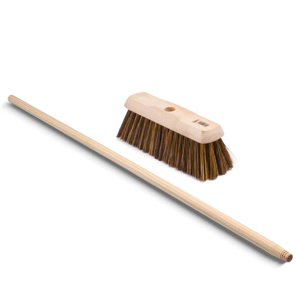 Hillbrush 254mm Trade Soft Sweeping Broom Synthetic Coco Fill