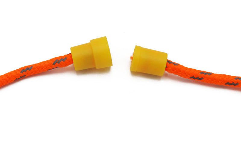 Orange Cone Rope Close Up