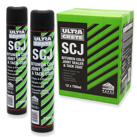 Pothole Bitumen Joint Sealer Spray - Ultracrete SCJ (Full Box (12 Cans))