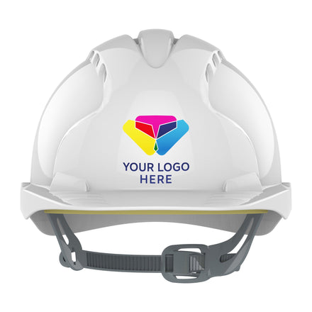 Jsp Branded Evo2 Mid Peak Slip Ratchet Vented Front Aspect White