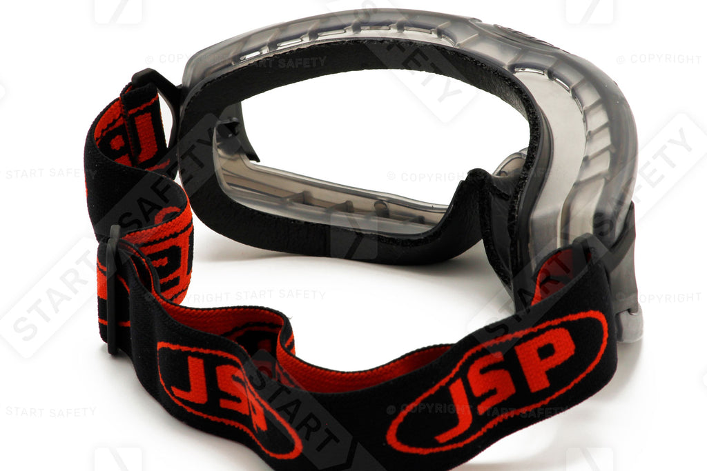 JSP EVO Gas Safety Goggles | Single Lens | Anti-Mist & Scratch Resist | AGM030-623-000