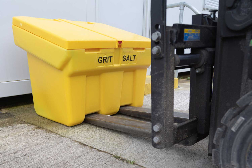 JSP Blow-Moulded 200L Grit Bin - Medium Size With Forklift Slots
