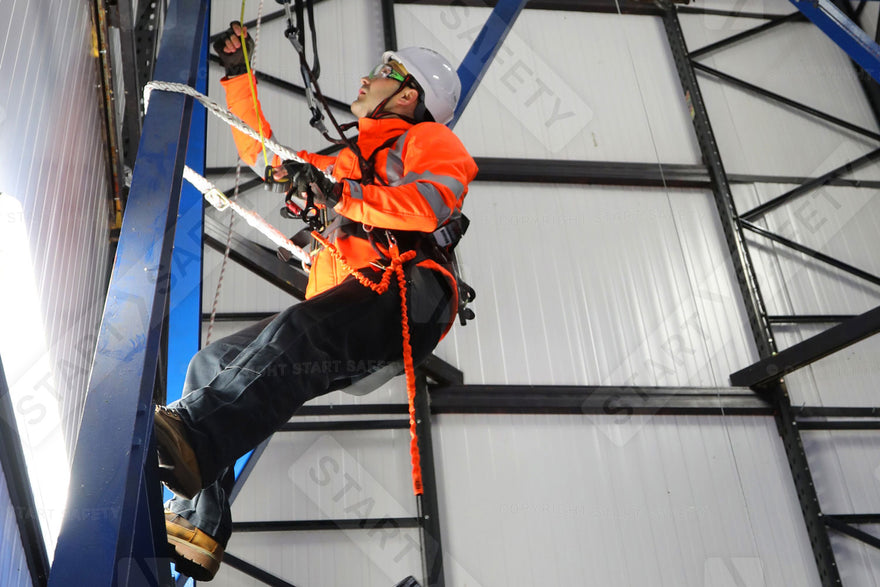 Spartan harness in use