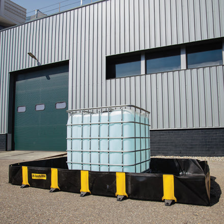 Justrite Rigid Lock QuickBerm 1,344 Litre Portable Spill Containment Berm (1800x2400x305mm)