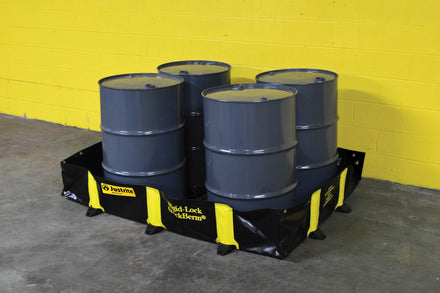 Justrite Rigid Lock QuickBerm 662 Litre Portable Spill Containment Berm (1200x1800x305mm)