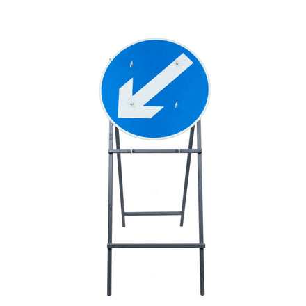 Keep Left / Keep Right Reversible Quick Fit Sign Dia. 610 | 750mm