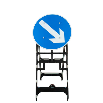 Keep Left / Keep Right Reversible Quick Fit Sign Dia. 610 | 750mm