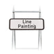Line Painting Sign Quick Fit (face only) | Dia. 7001.1 |  725x275mm