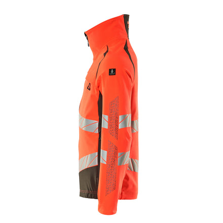 Mascot 19009 511 22218 Hi Vis Red Dark Anthracite Left