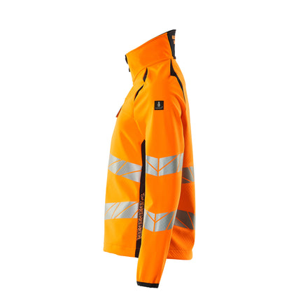 Mascot 19012 143 14010 Hi Vis Orange Dark Navy Left