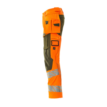 Mascot 19031 711 1433 Hi Vis Orange Moss Green Left