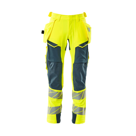 Mascot 19031 711 1744 Hi Vis Yellow Dark Petroleum Front