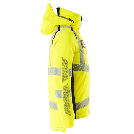 Mascot 19035 449 1709 Winter Jacket Hi Vis Yellow Black Right