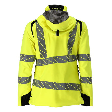 Mascot 19045 449 1709 Winter Jacket Hi Vis Yellow Black Back