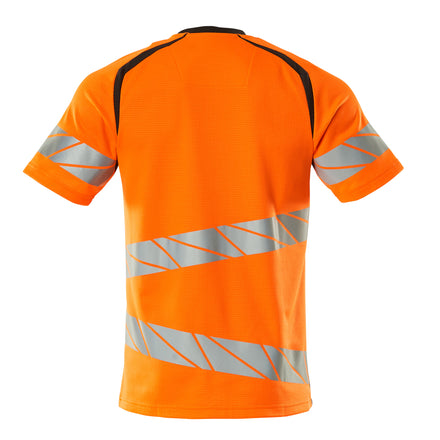 Mascot 19082 771 1418 T Shirt Hi Vis Orange Dark Anthracite Back