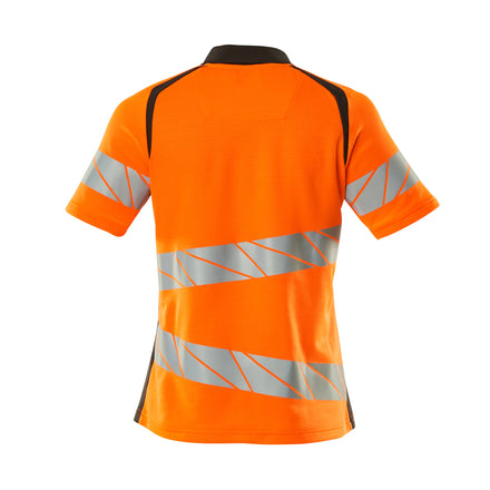Mascot 19093 771 1418 Polo Shirt Hi Vis Orange Dark Anthracite Back