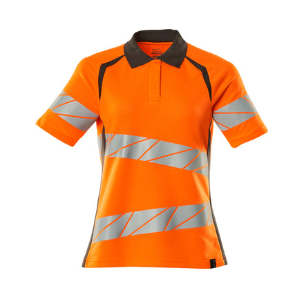 Mascot 19093 771 1418 Polo Shirt Hi Vis Orange Dark Anthracite Front