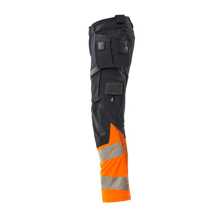 Mascot 19131 711 01014 Dark Navy Hi Vis Orange Left