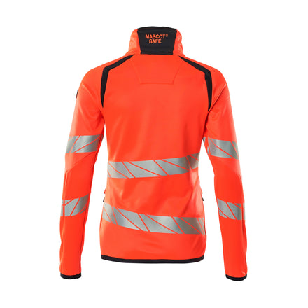 Mascot 19153 315 22210 Hi Vis Red Dark Navy Back