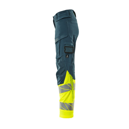 Mascot 19178 511 4417 Dark Petroleum Hi Vis Yellow Left