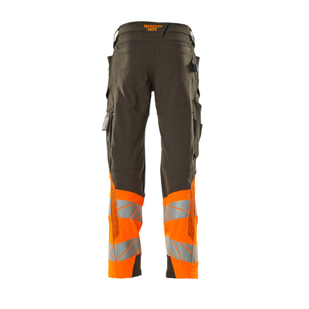 Mascot 19179 511 1814 Dark Anthracite Hi Vis Orange Back