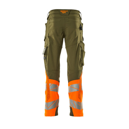 Mascot 19179 511 3314 Moss Green Hi Vis Orange Back