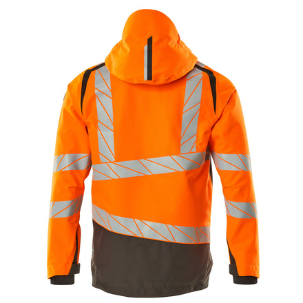 Mascot 19301 231 1418 Outer Shell Jacket Hi Vis Orange Dark Anthracite Back