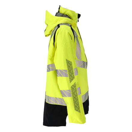 Mascot 19301 231 1709 Outer Shell Jacket Hi Vis Yellow Black Right