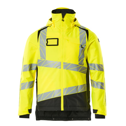 Mascot 19335 231 1709 Winter Jacket Hi Vis Yellow Black Front