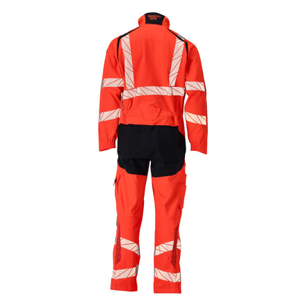 Mascot 19519 236 22210 Hi Vis Red Dark Navy Back