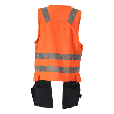 Mascot Accelerate Safe 19589-711-14010 Tool Vest - Hi-Vis Orange/Dark Navy