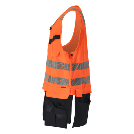 Mascot Accelerate Safe 19589-711-14010 Tool Vest - Hi-Vis Orange/Dark Navy