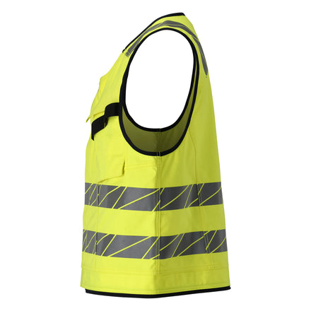 Mascot Accelerate Multisafe 21389-281-17010 ARC Flash & Fire Retardant Tool Vest - Hi-Vis Yellow/Dark Navy