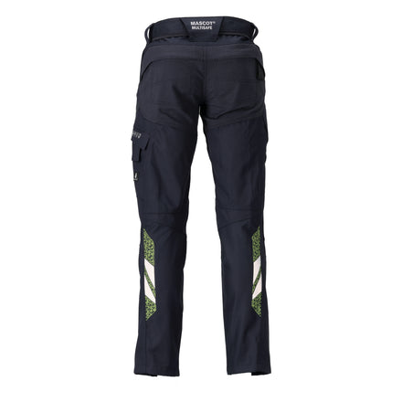 Mascot 21578 281 01017 Dark Navy Hi Vis Yellow Back