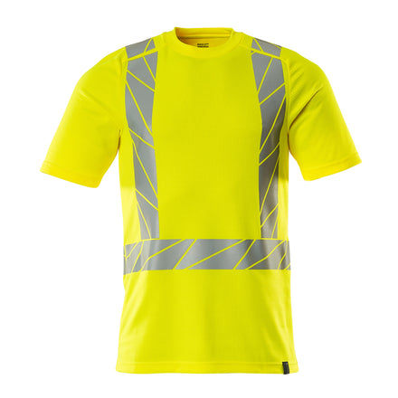 Mascot 22182 771 17 T Shirt Hi Vis Yellow Front