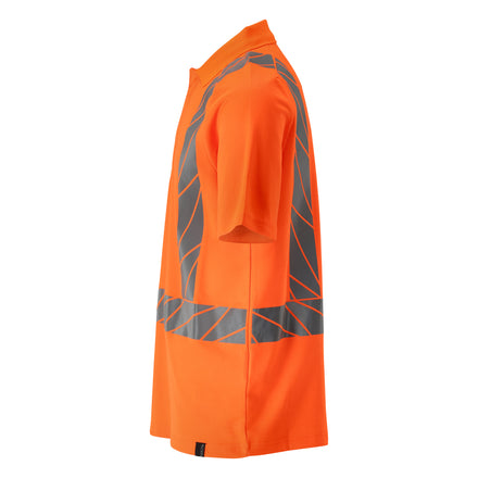 Mascot 22183 771 14 Polo Shirt Hi Vis Orange Left
