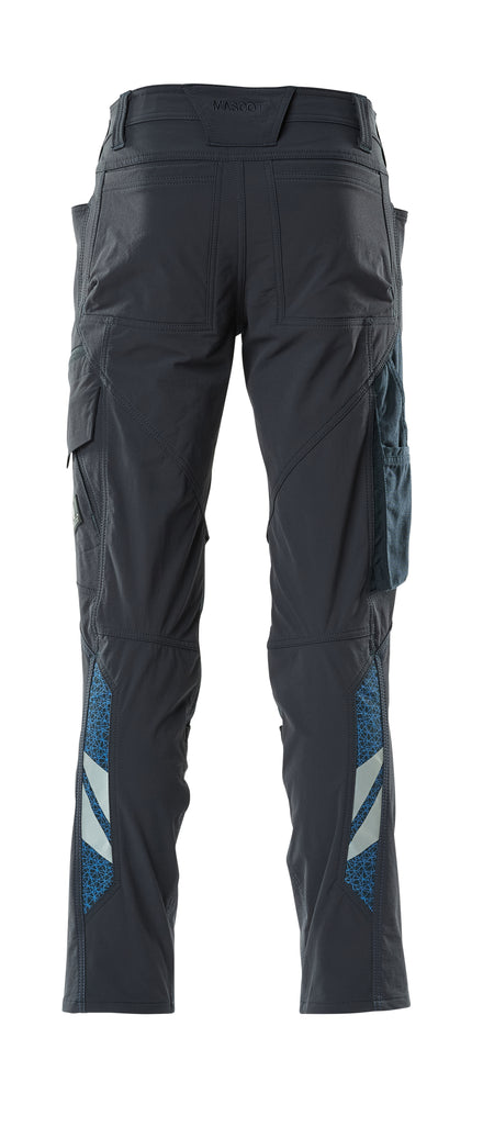 MASCOT® ACCELERATE 18479-311 Trousers With Kneepad Pockets - Dark Navy