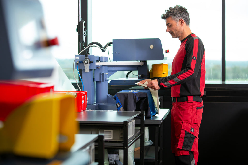 Mascot Unique Mannheim 12679-442 Trouser With Kneepad Pockets Dark Navy / Royal Blue