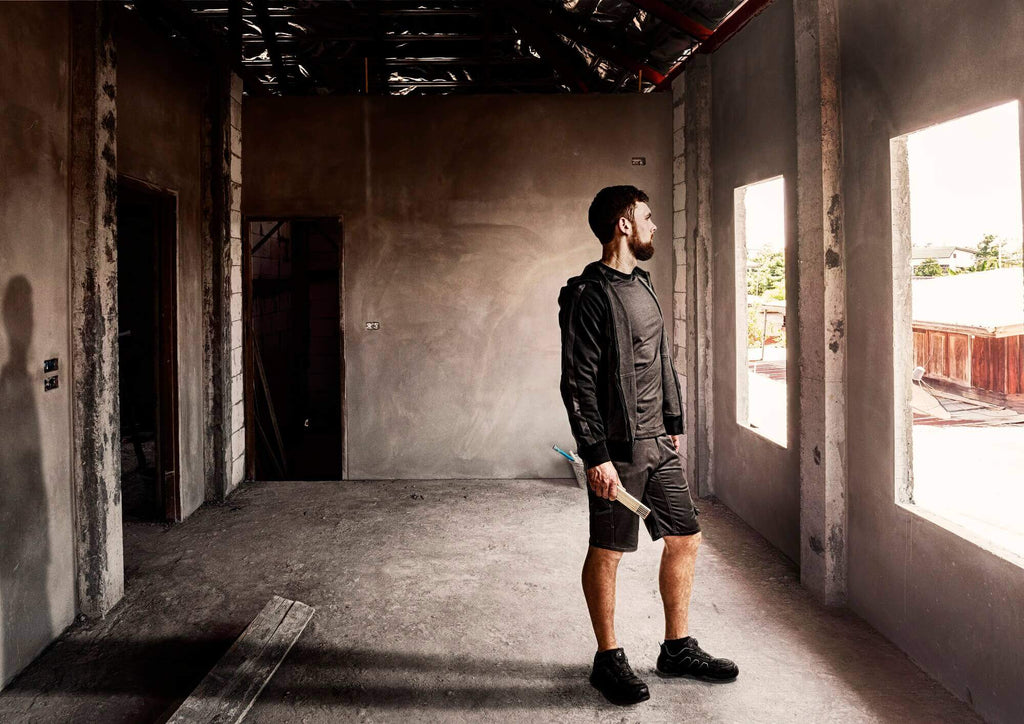 Mascot Advanced 17149-311 Ultimate Stretch Work Shorts With Holster Pockets Light Khaki