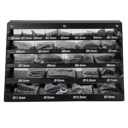 Milwaukee 345 Piece HSS Rollforged Metal Drill Bits Inc Cabinet - 4932352674