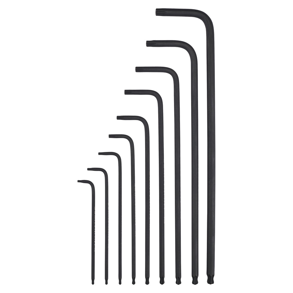Milwaukee 9 Piece L-Form Torx-Key Set Inc. Storage Clip - 4932492693