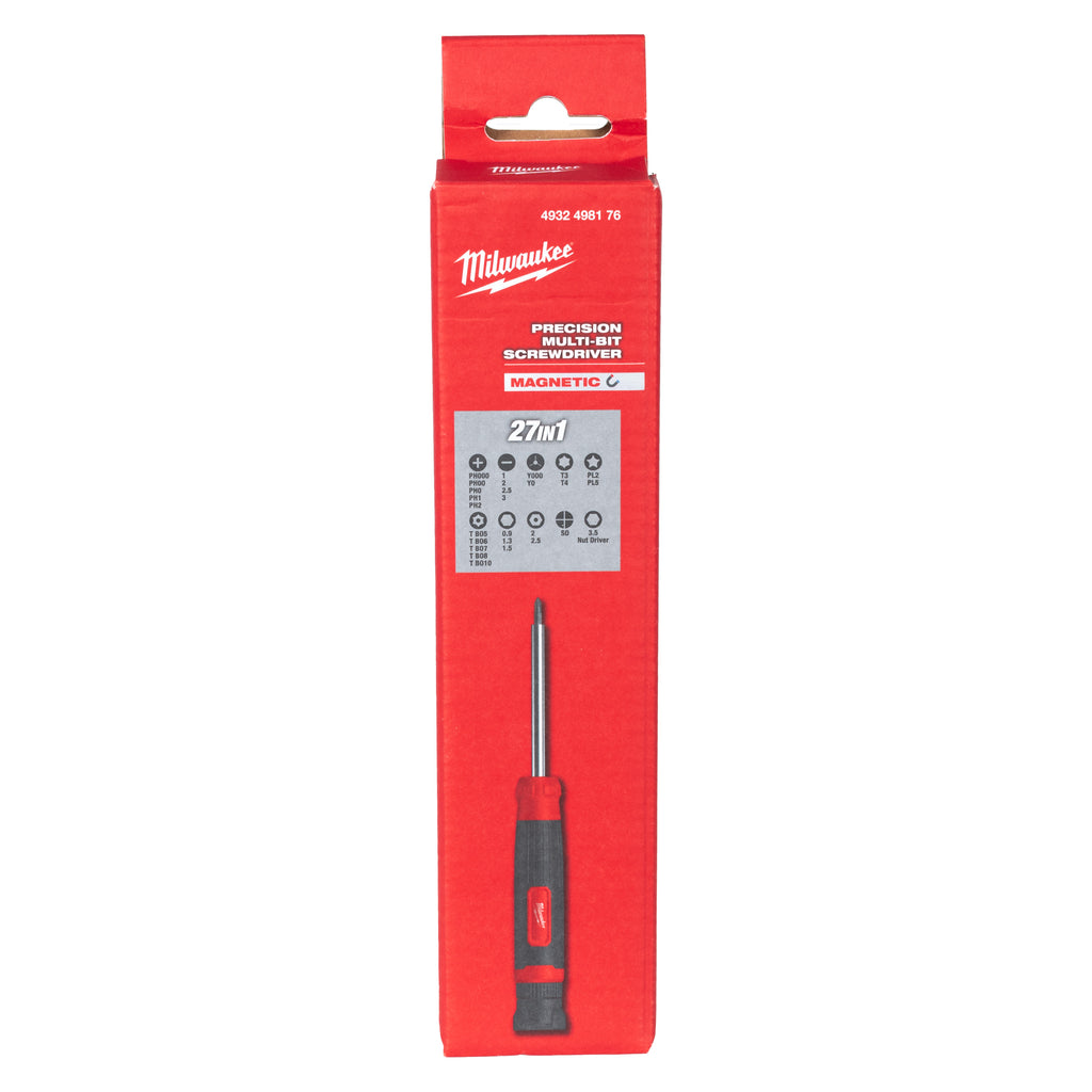 Milwaukee 27-in-1 Precision Multi Bit Screwdriver - 4932498176