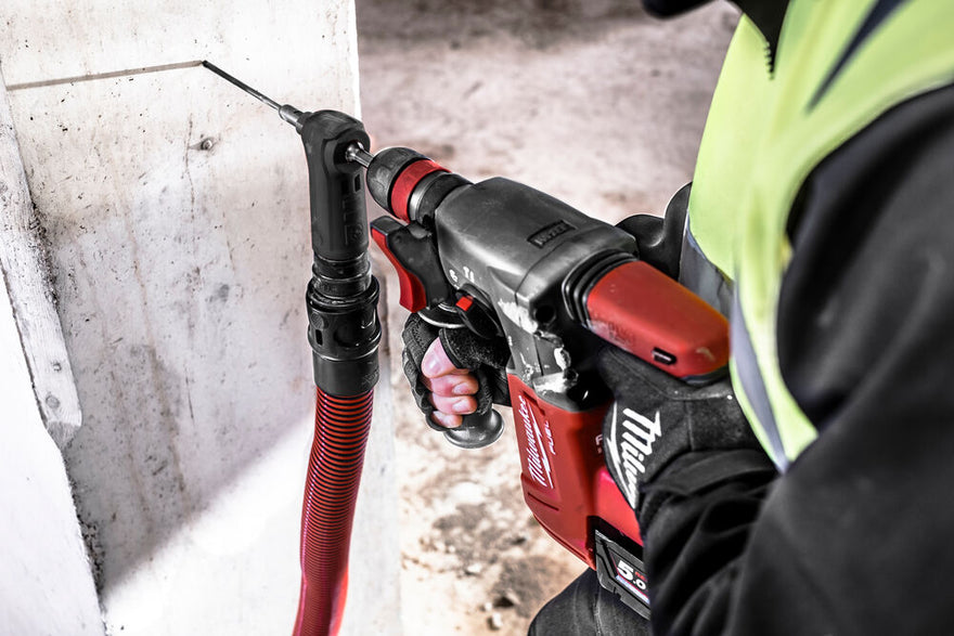 Milwaukee 6 Piece Sds Dust Lok Dustless Drill Bit Set Inc Bits Vacuum Adaptor Case 4932471162 Lifestyle