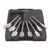Milwaukee 8 Piece Flat Drill Bit Set Inc. Case - 4932352504