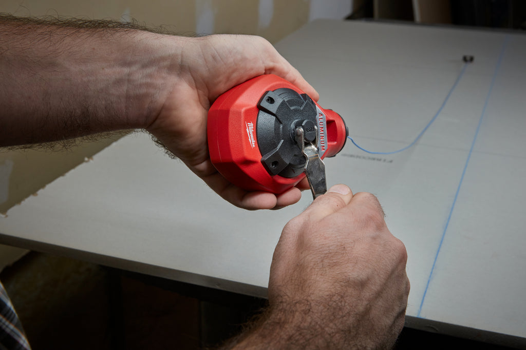 Milwaukee 30m Fine Line Chalk Reel With Blue Chalk - 4932493814